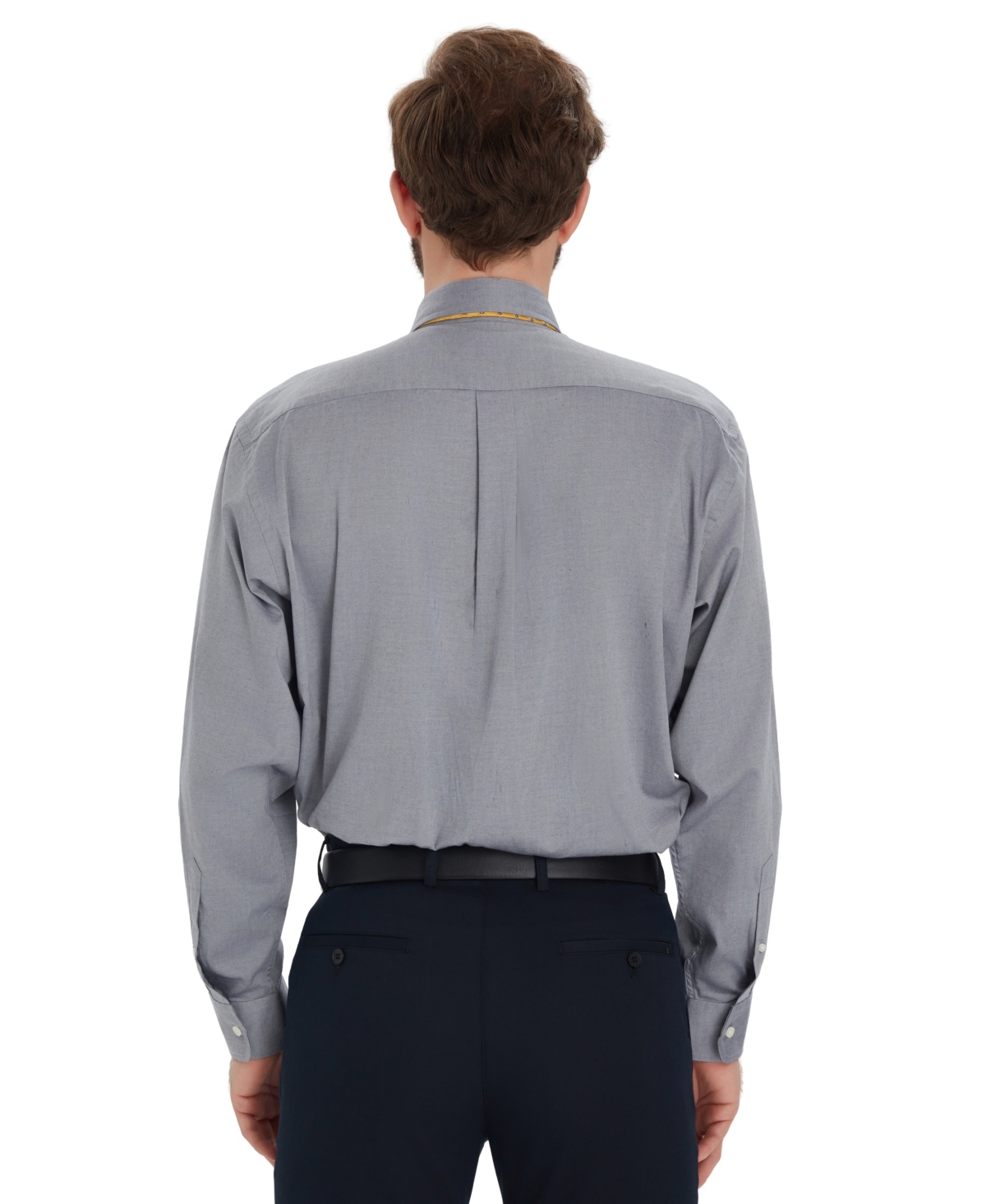 Club Room Men's Pinpoint Button Front Solid Dress Shirt, Macy's Exclusive