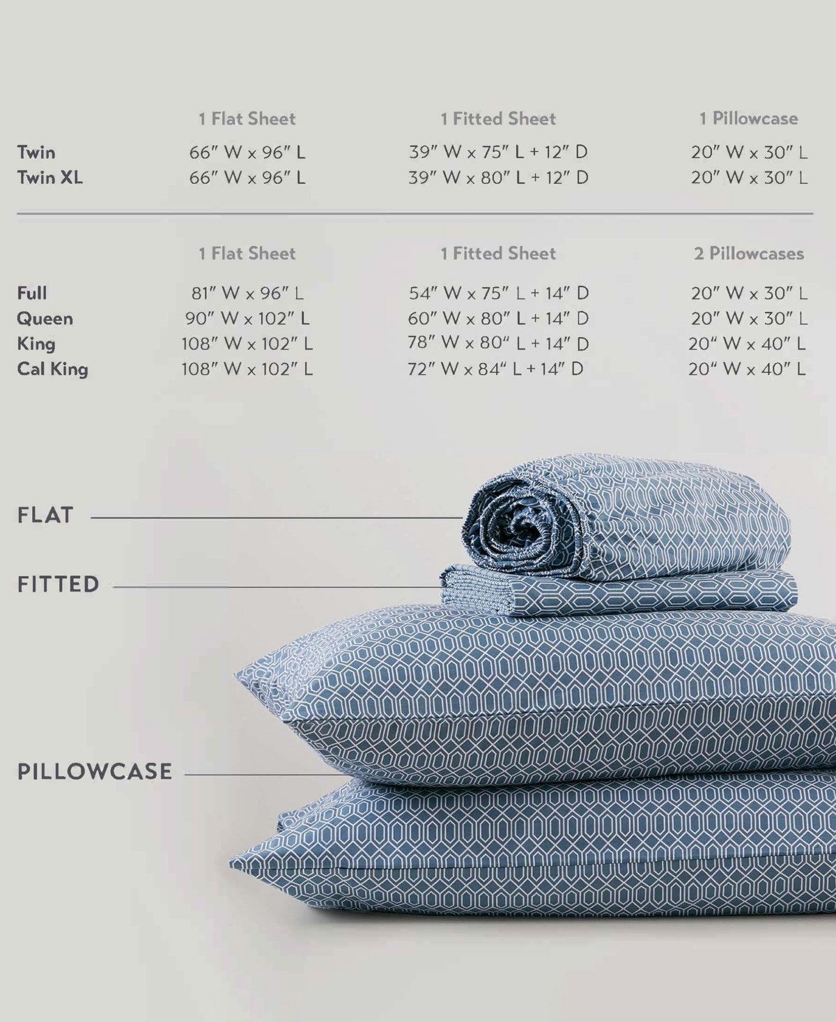 510 Design Super 144-thread Count Cotton 3-pc. Sheet Set, Twin Xl