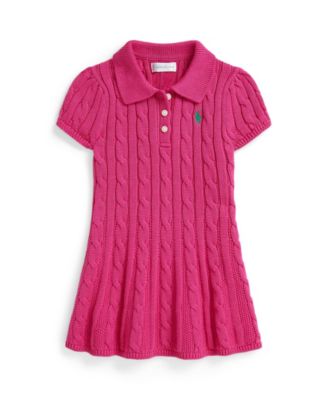 Polo Ralph Lauren - Baby Girls Short-Sleeve Polo Sweater Dress