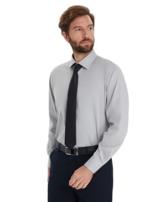 Men's Solid Regular-Fit Dress Shirt, Macy's Exclusive