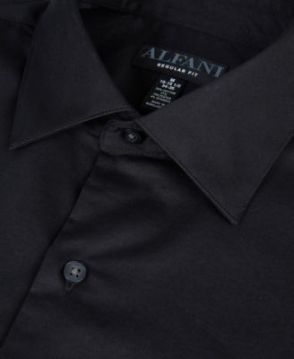 Men's Solid Regular-Fit Dress Shirt