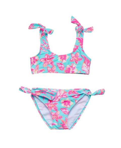 Купальники Snapper Rock Big Girls Tropical Glow Recycled Crop Bikini