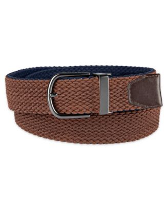 Men's Two-in-One Reversible Braided Stretch Belt