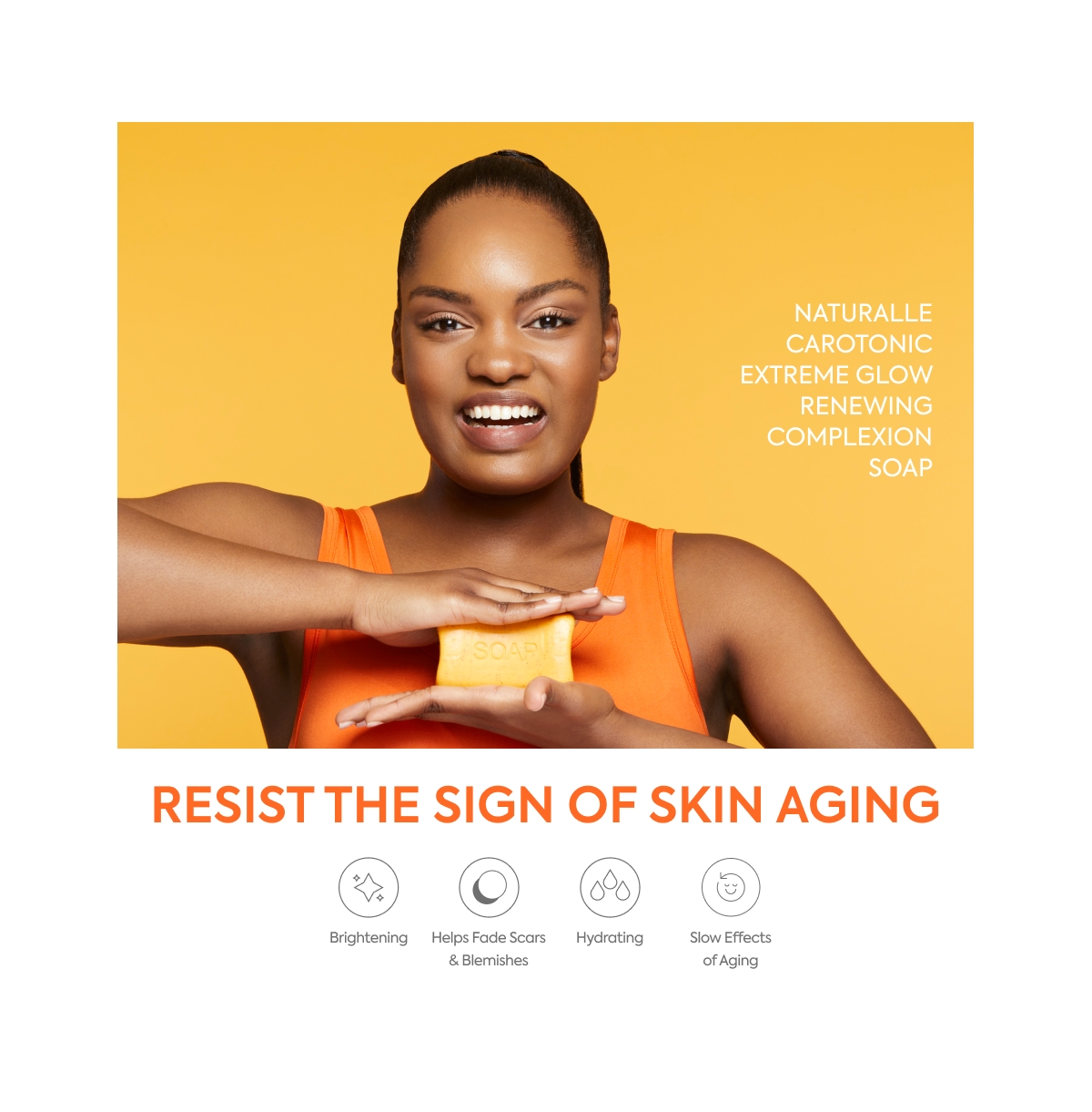 Naturalle Carotonic Extreme Glow Renewing Complexion Soap - 7oz