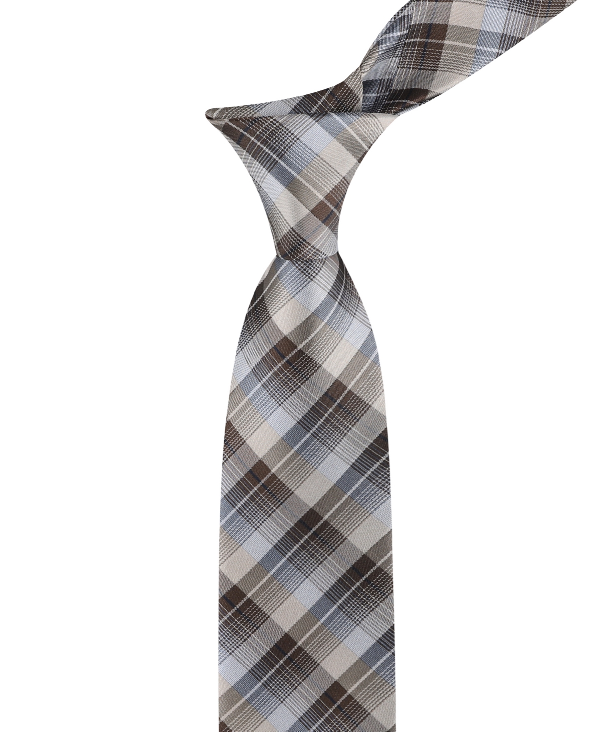 Calvin Klein Men's Brooklyn Plaid Tie In Multi