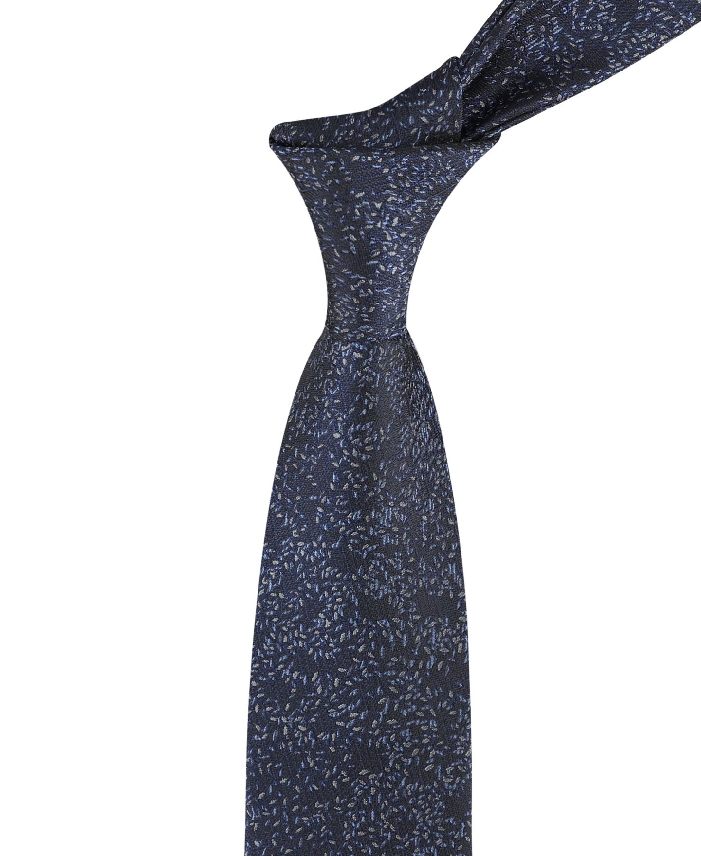 Мужской галстук Calvin Klein Jean Floral Pattern Tie, цвет: Тёмно-синий — фото 5