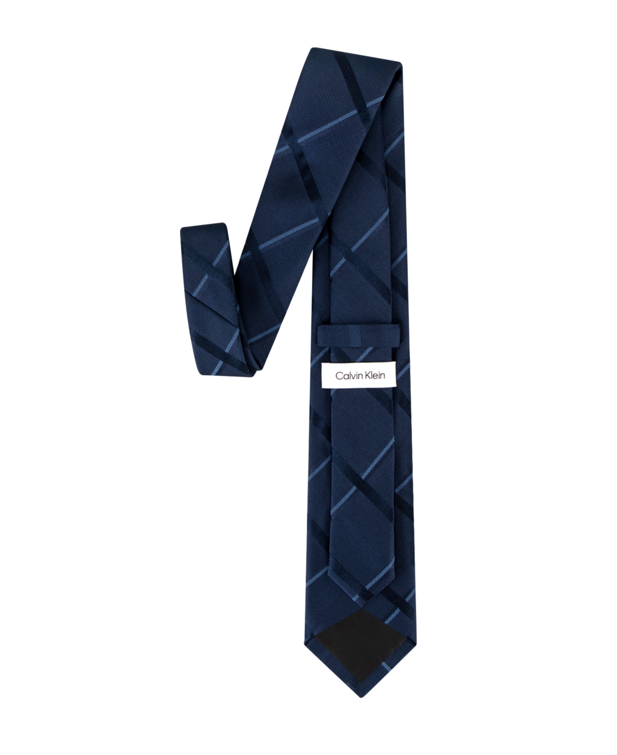 Calvin Klein Men's Isabella Grid Tie In Blue
