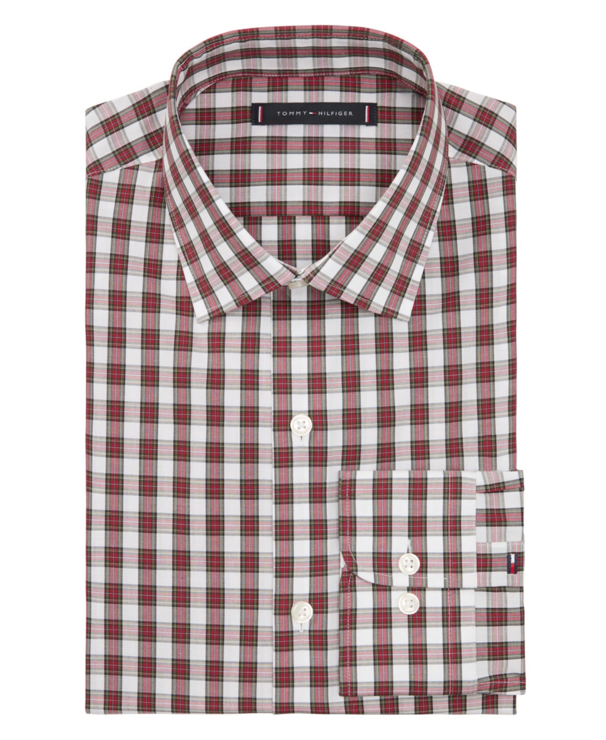 Tommy Hilfiger Men's Flex Slim Fit Dress Shirt