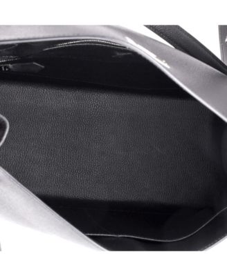 Kelly 32 Handbag Black Epsom with Palladium Hardware