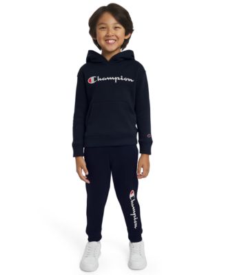 Boys' 4-7 Long-Sleeve Hoodie and Pants, 3-Piece Set