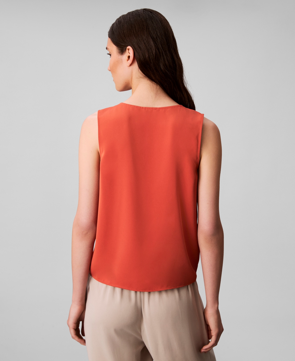 Calvin Klein Women's Sleeveless V-Neck Top