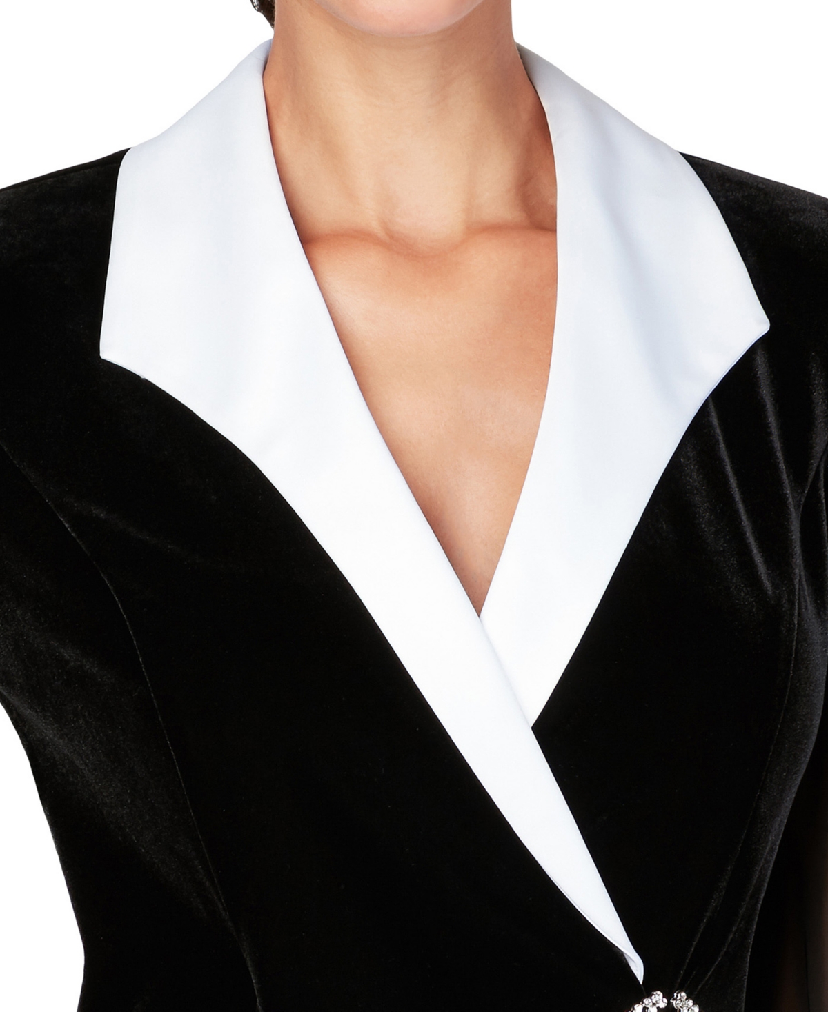 Alex Evenings Women's Side-Button Top