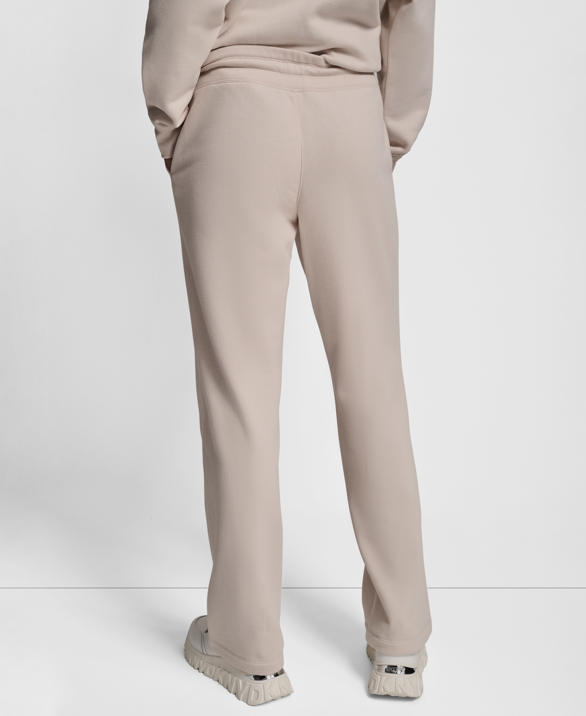 Dkny Women's Sport Stacked Transfer Logo Track Pants In Brown