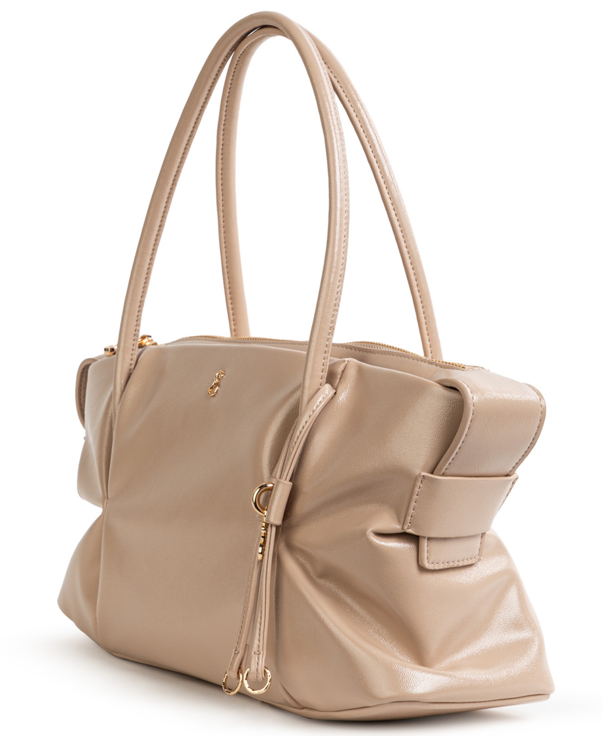 Sam & Libby Sam And Libby Onyx Belted Satchel Bag In Neutral