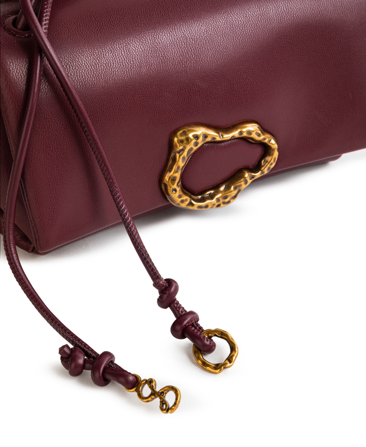 Sam & Libby Hannah Small Flap Shoulder Bag In Burgundy