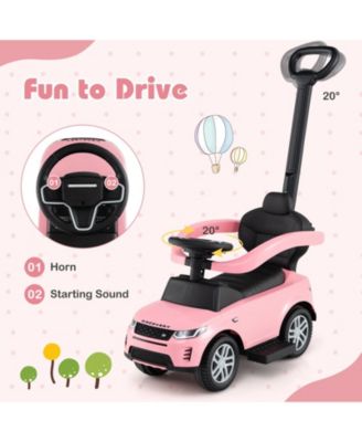 3-in-1 Convertible Ride-On Car Licensed Land Rover Discovery