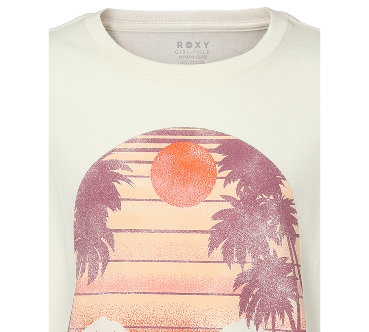 Roxy Girls 7-16 Golden Hour Oversized T-shirt In White