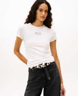 Women's Slim Multi Linear Logo T-Shirt