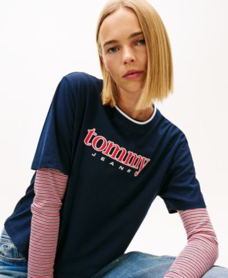 Women's Boxy Tommy Applique T-Shirt