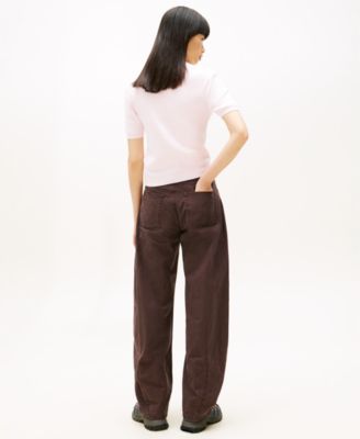 Women's Essential Striped Short-Sleeve Sweater