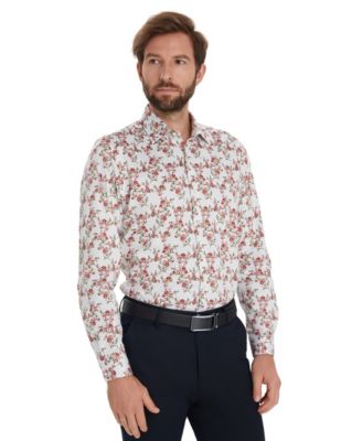 Bar III - Men's Jones Floral Printed Long-Sleeve Dress Shirt