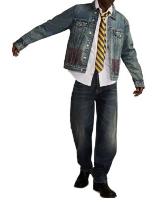 Men's Guns N' Roses Fallen Roses Denim Trucker Jacket