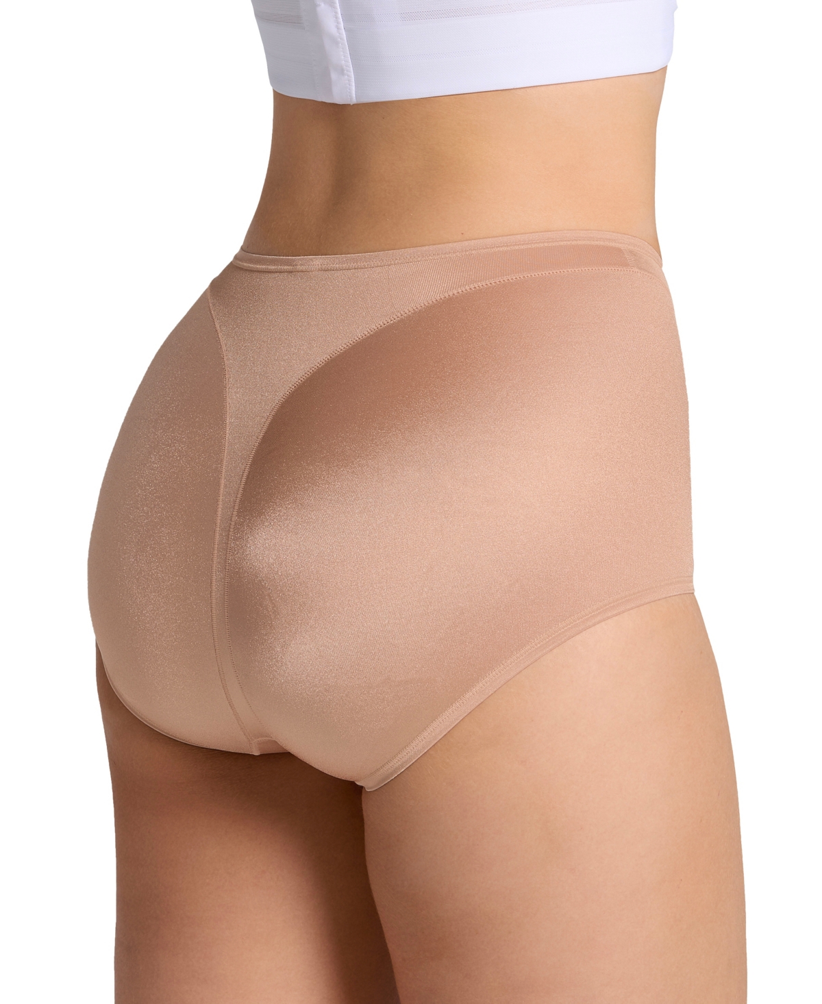 Leonisa Women's Light Tummy-Control Hi Cut Thong-Silhouette Panty 01214