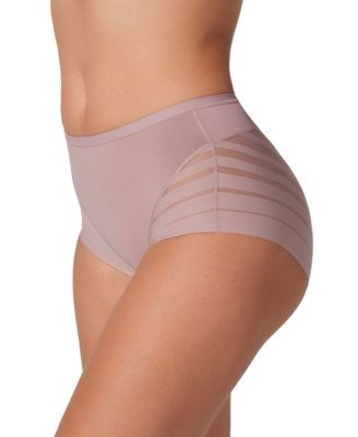 Women's Lace Stripe Undetectable Classic Shaper Panty 012903