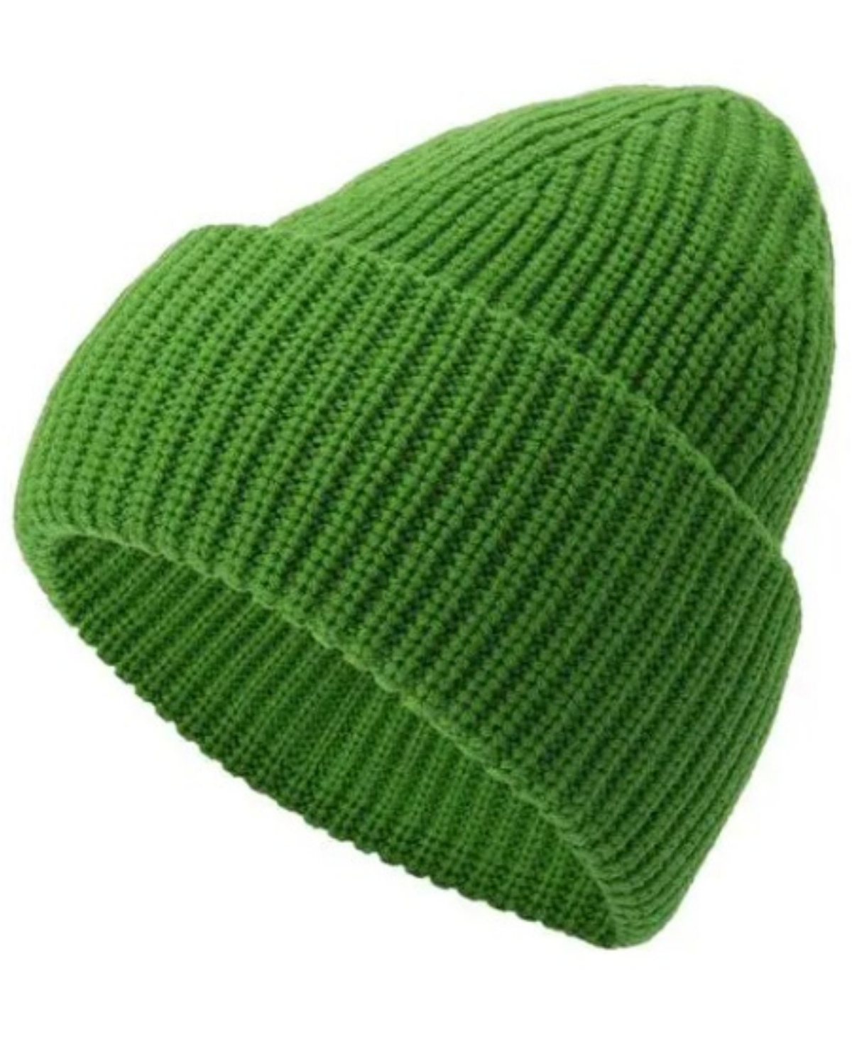 Kate Spade Spade Cuff Beanie In Green