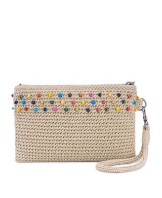 Vita Crochet Zip Top Wristlet 