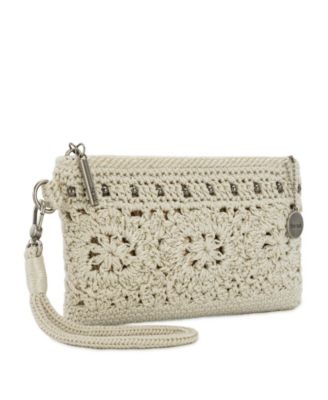Vita Crochet Zip Top Wristlet 