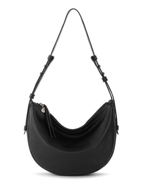 Женская сумка The Sak Tess Leather Medium Shoulder, цвет: Чёрный