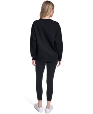 Women's Puff Print Logo Crewneck Sweatshirt