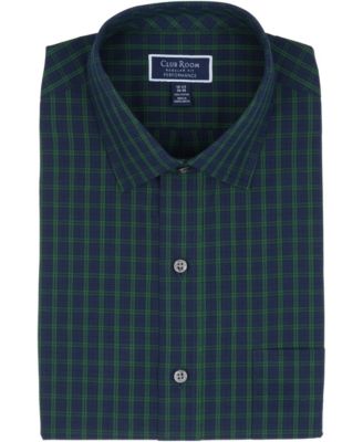 Men's Mini Blackwatch Regular-Fit Dress Shirt, Macy's Exclusive