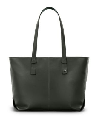 19" Mobile Solution 2 Leather Tote Bag