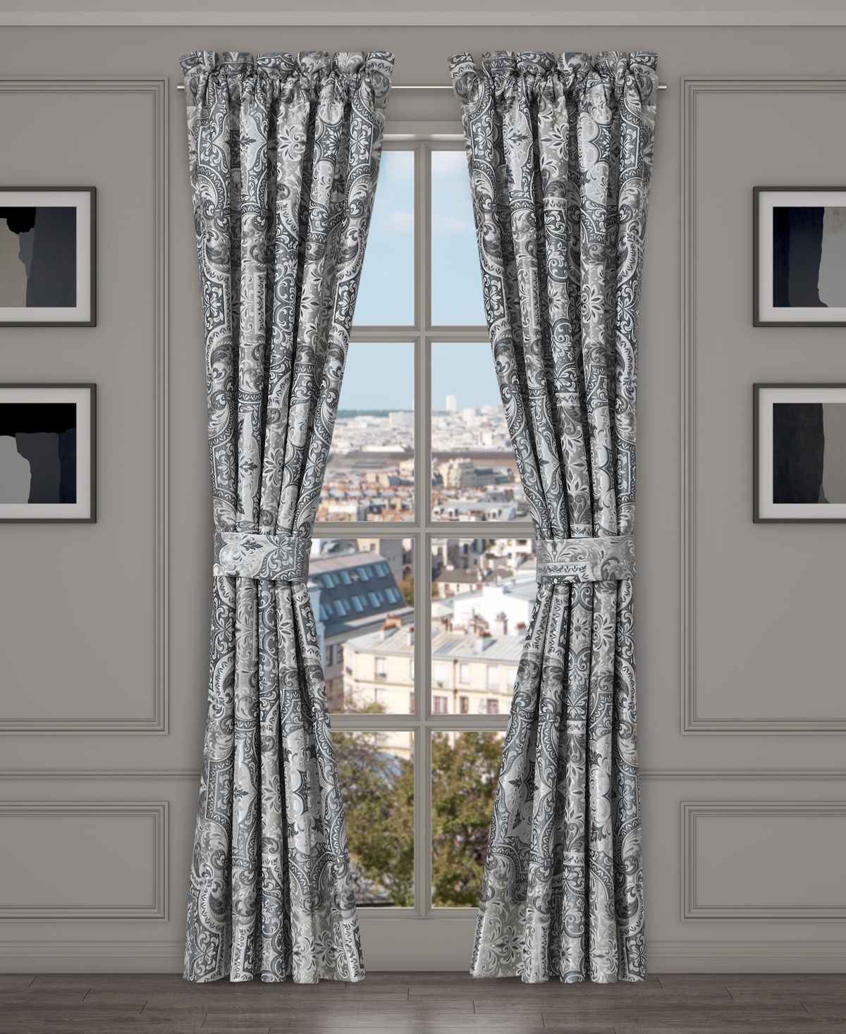 Royal Court Lisbon Window Panel Pair, 50" x 84"