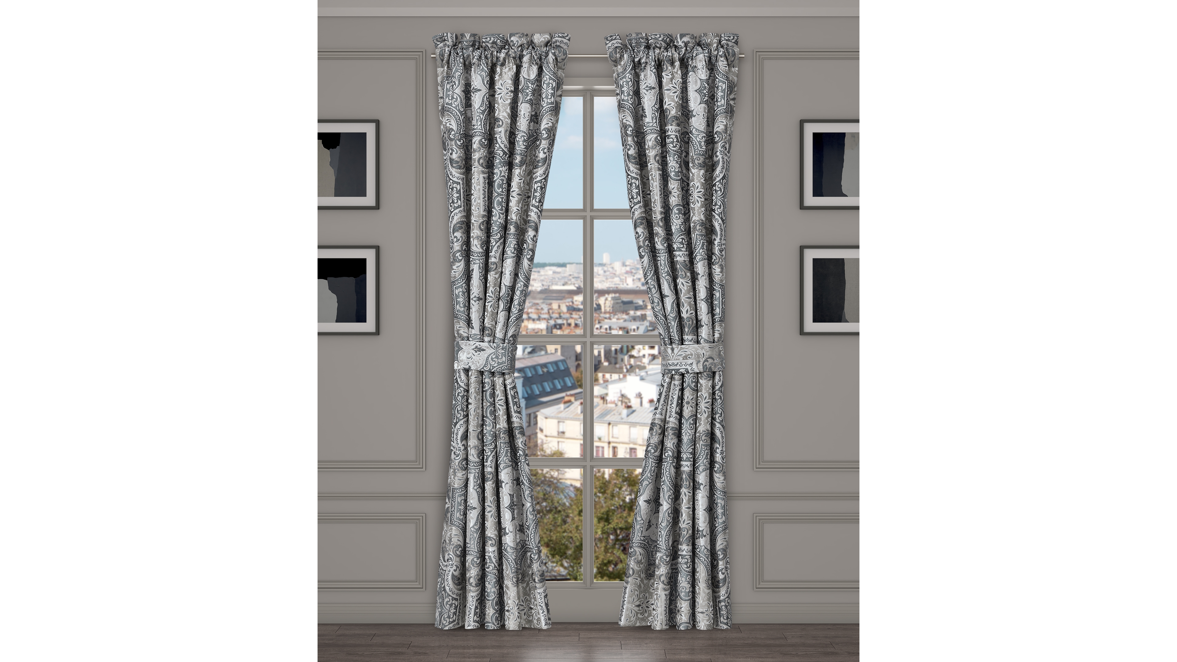 Royal Court Lisbon Window Panel Pair, 50" x 84"