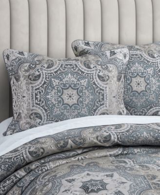 Lisbon Damask 3-Pc. Comforter Set, King/California King
