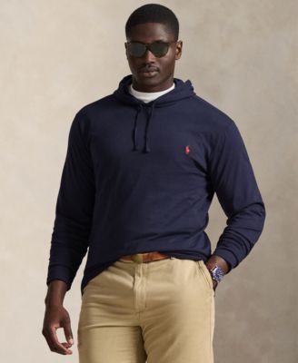 Men's Big & Tall Jersey Hooded T-Shirt