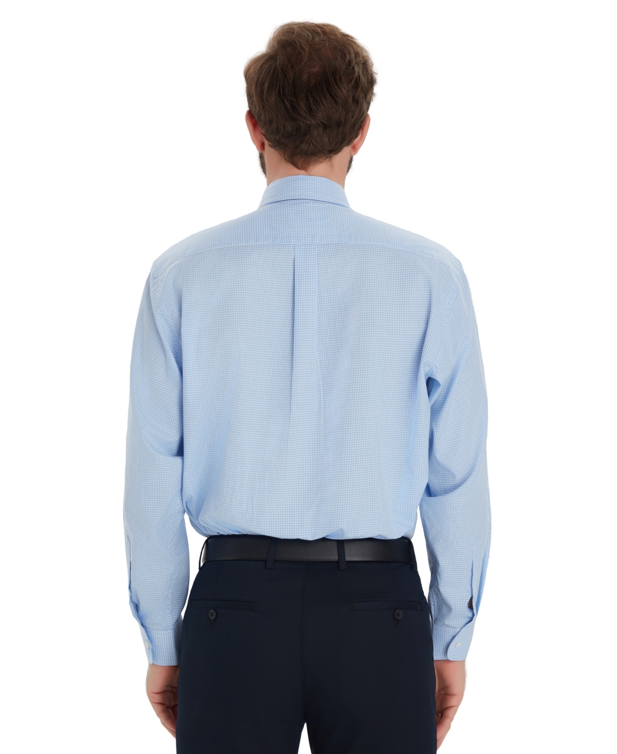 Club Room Men's Mini Gingham Dress Shirt, Macy's Exclusive