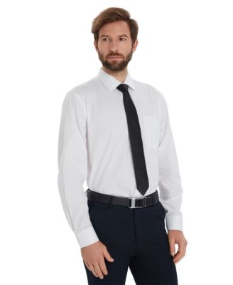 Men's Pinpoint Solid Dress Shirt, Macy's Exclusive