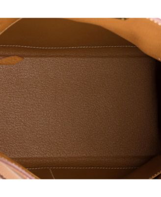 28 Handbag Brown Togo with Gold Hardware