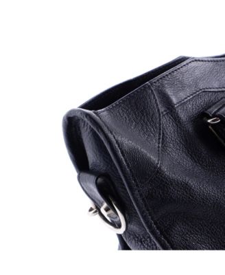 Medium City Classic Metallic Edge Bag Leather