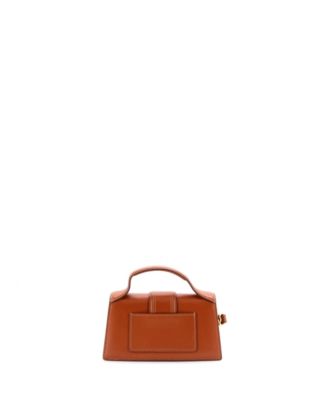 Le Bambino Top Handle Flap Bag Leather