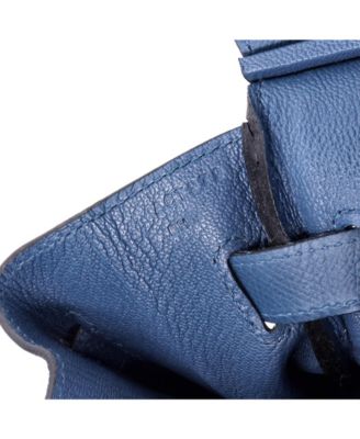 Birkin 30 Handbag Blue Epsom with Gold Hardware