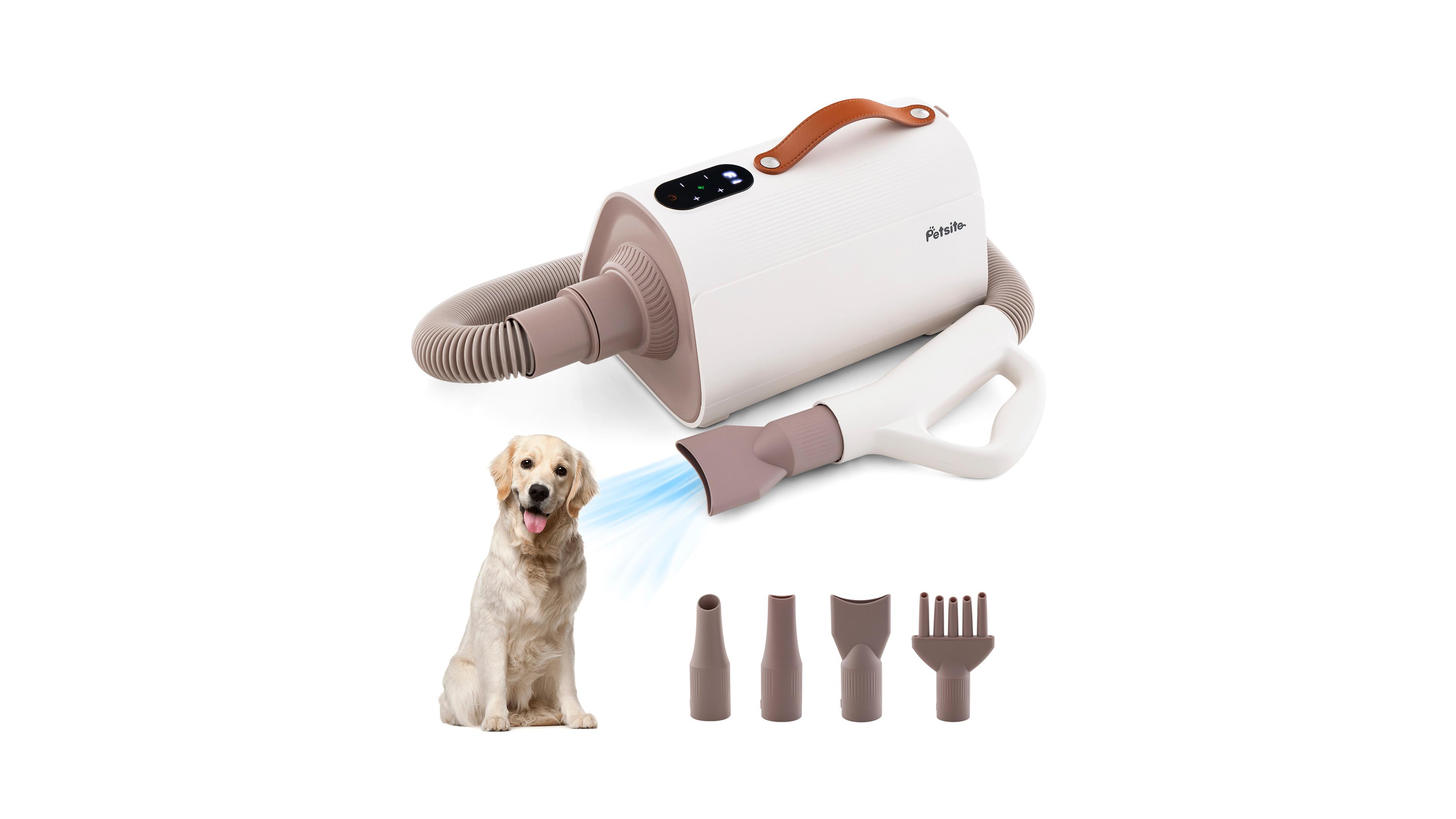 Sugift Dog Cat Hair Blower with Negative Ion Function and Adjustable Temperature