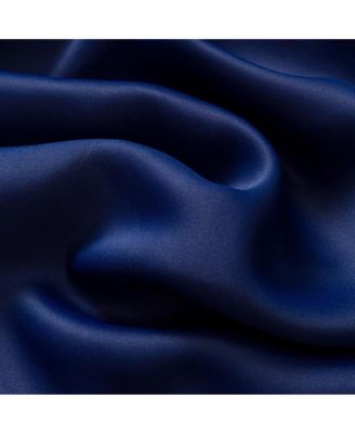 Anchorage Blackout Single Grommet Curtain Panel Pair - 54" x 63", Navy Blue
