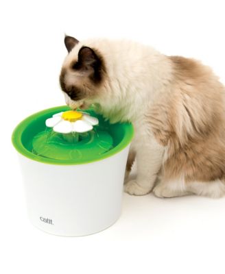 Senses Flower Fountain Set w/ Silicone Placemat and Stainless Bowl SET