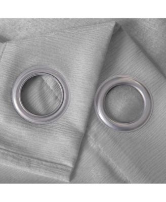 Lina Matte Embossed Blackout Grommet Single Panel