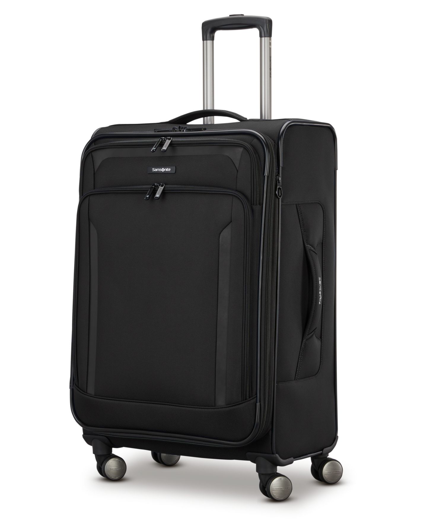 Чемодан Samsonite X-Tralight 4 Medium Check-in Expandable Spinner, Created for Macy's, цвет: Чёрный — фото 2